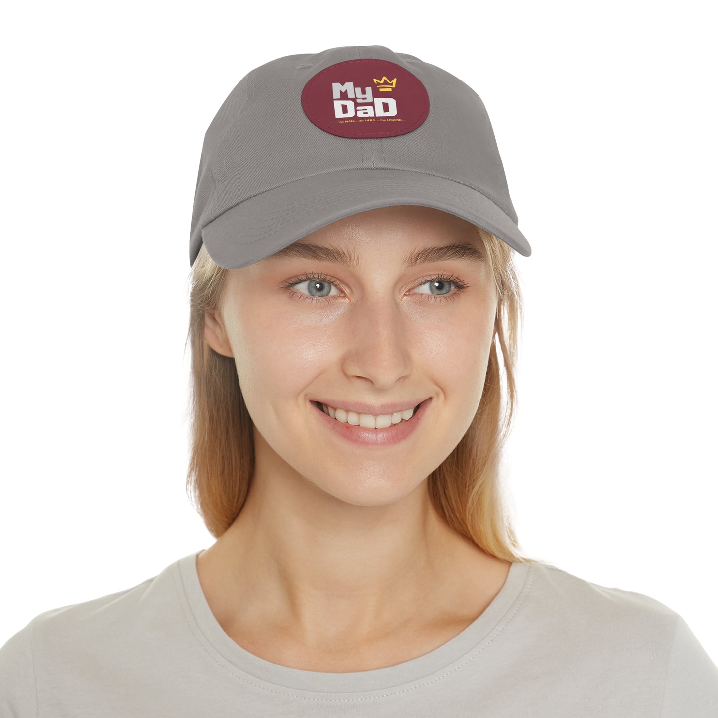 Stylish Dad Hat with Leather Patch - Perfect Gift for Father's Day