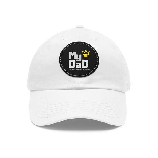 Stylish Dad Hat with Leather Patch - Perfect Gift for Father's Day