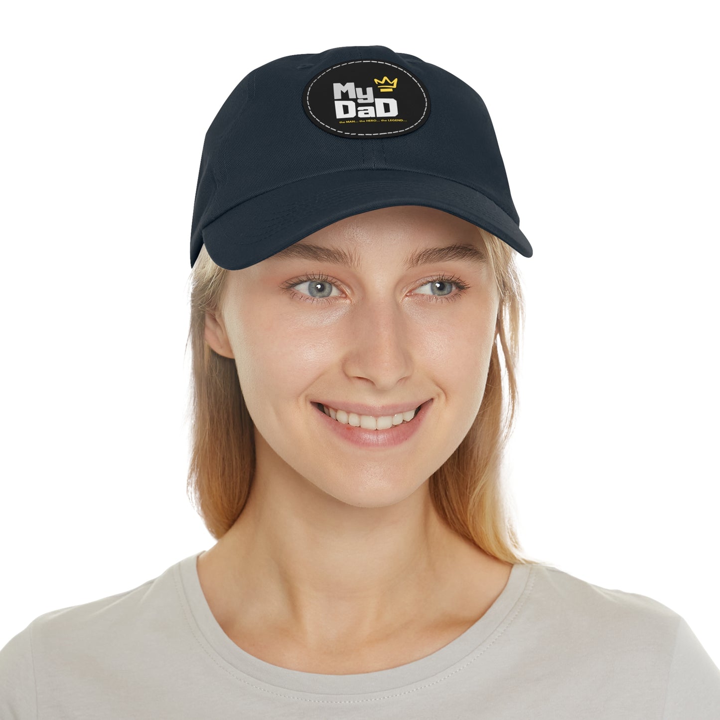 Stylish Dad Hat with Leather Patch - Perfect Gift for Father's Day
