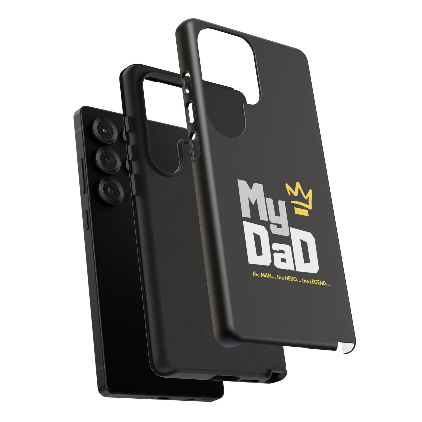 Dad Phone Case - My Dad the Man the Hero the Legend - Tough Cases