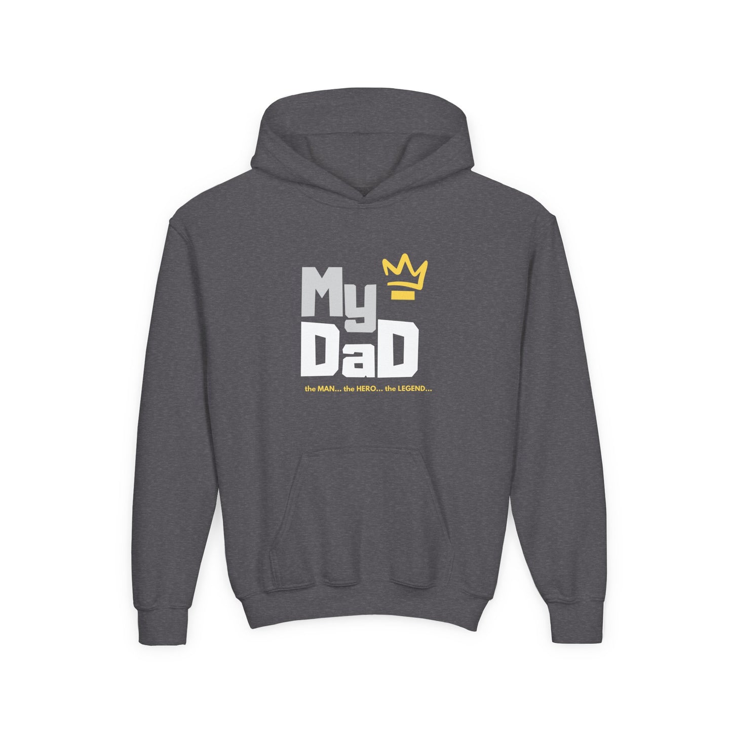 My Dad Legend Hooded Sweatshirt for Youth - Perfect Gift for Father's Day