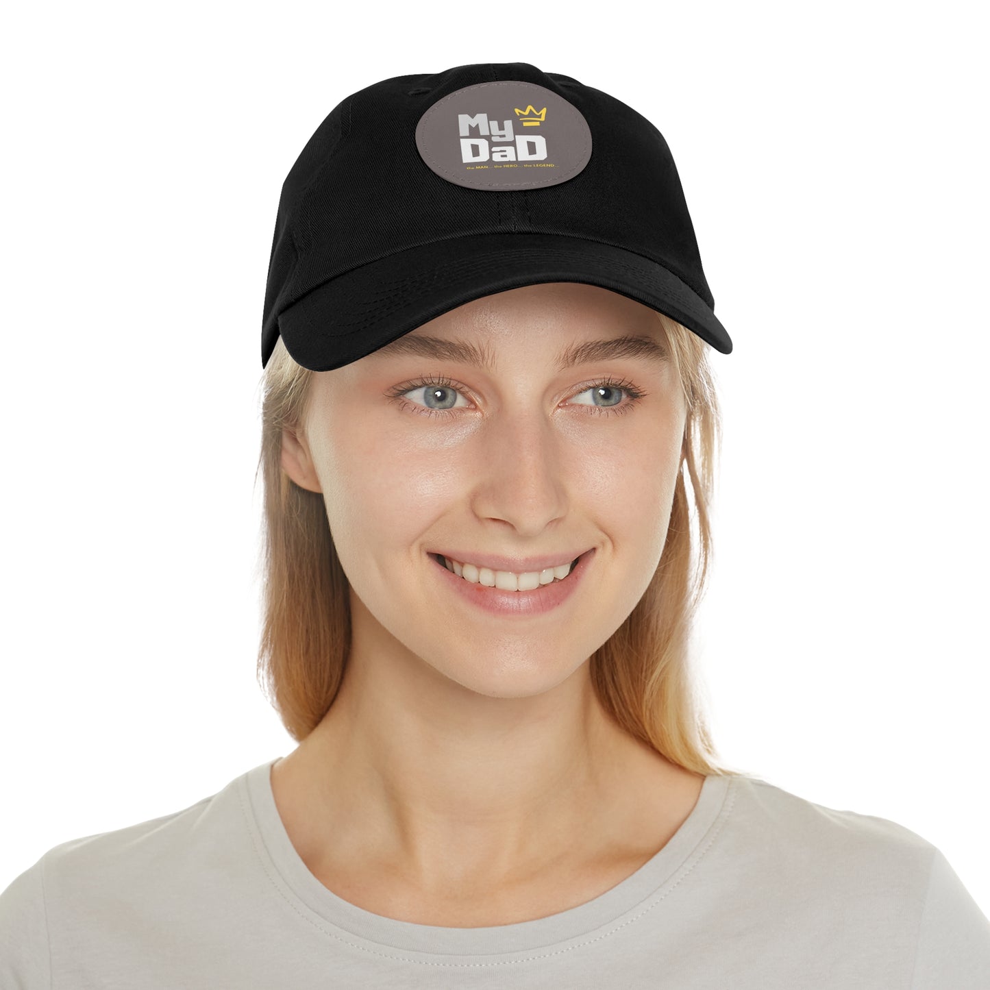 Stylish Dad Hat with Leather Patch - Perfect Gift for Father's Day