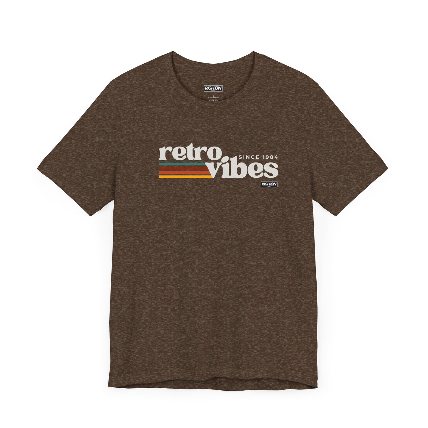 Retro Vibes Unisex Tee, Minimalist T-Shirt for Casual Wear, Perfect for Summer Outings, Music Festivals, and Gifts