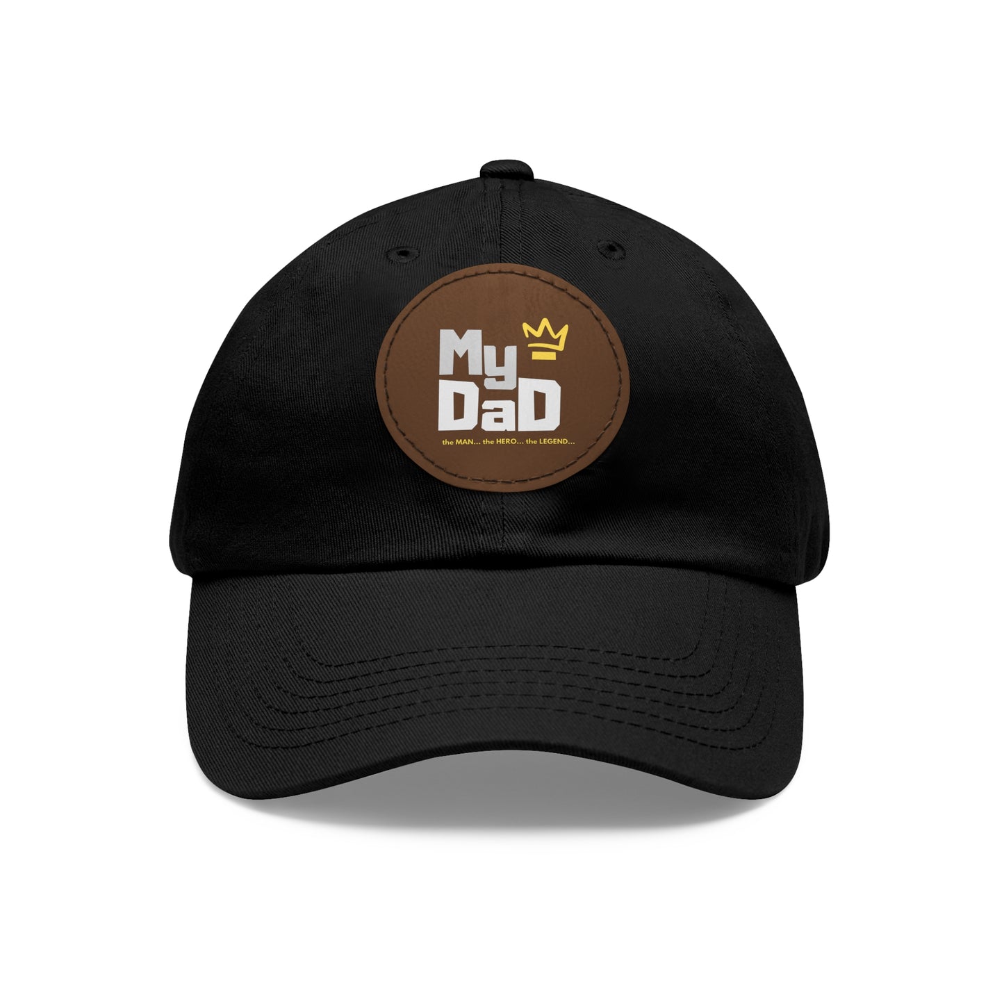 Stylish Dad Hat with Leather Patch - Perfect Gift for Father's Day