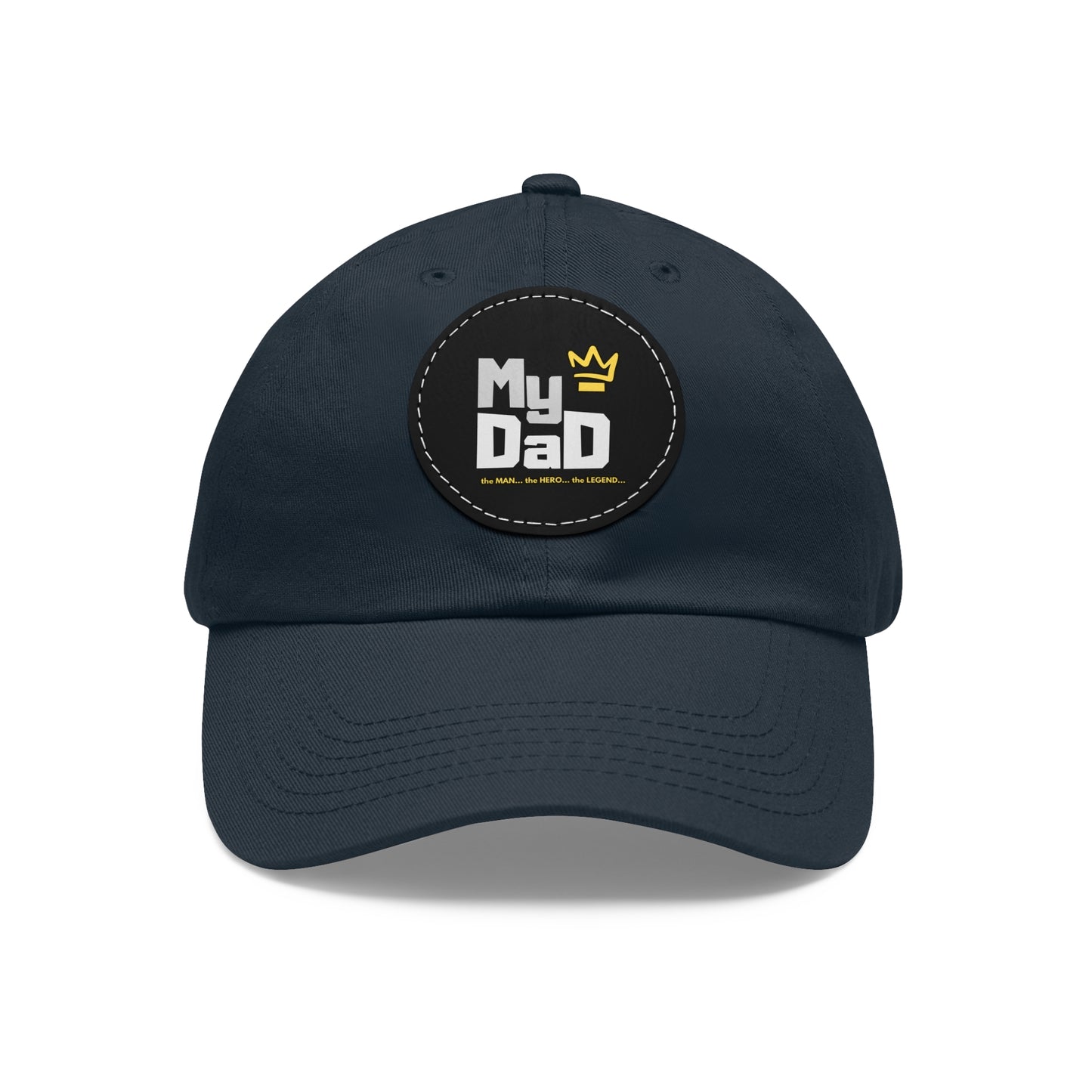 Stylish Dad Hat with Leather Patch - Perfect Gift for Father's Day