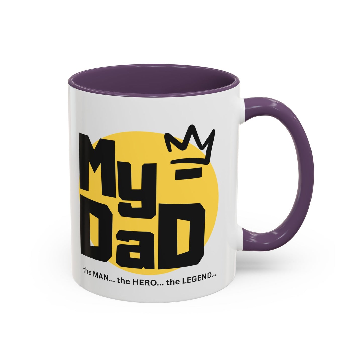 My Dad Coffee Mug – The Man, The Hero, The Legend – Perfect Gift for Father's Day