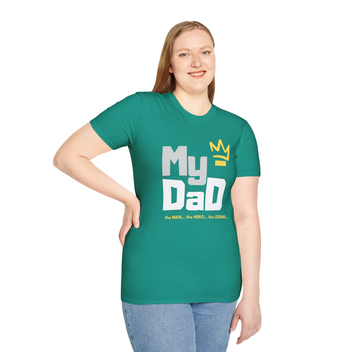My Hero Unisex Softstyle T-Shirt - Perfect Gift for Dads, Birthdays, and Celebrations