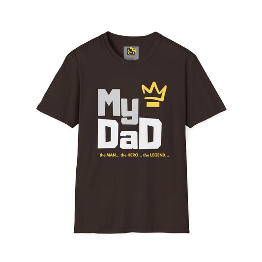 My Hero Unisex Softstyle T-Shirt - Perfect Gift for Dads, Birthdays, and Celebrations