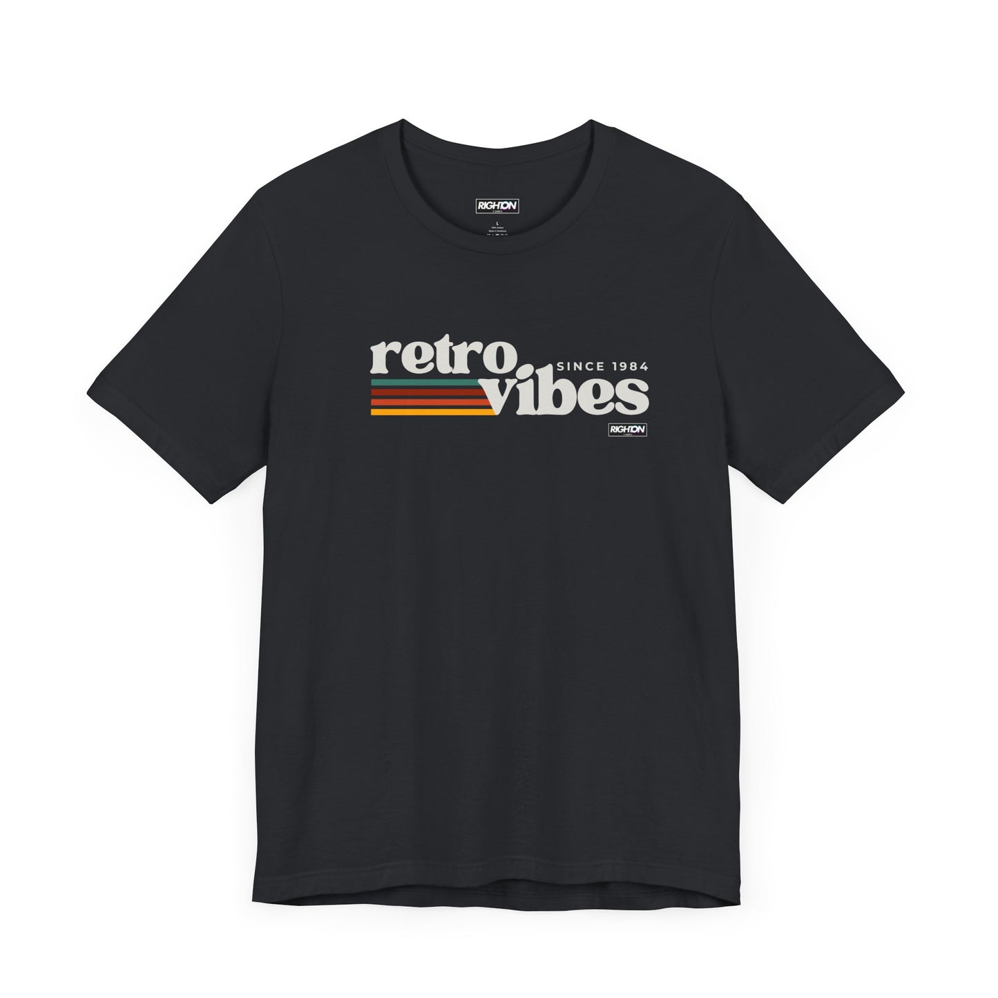 Retro Vibes Unisex Tee, Minimalist T-Shirt for Casual Wear, Perfect for Summer Outings, Music Festivals, and Gifts