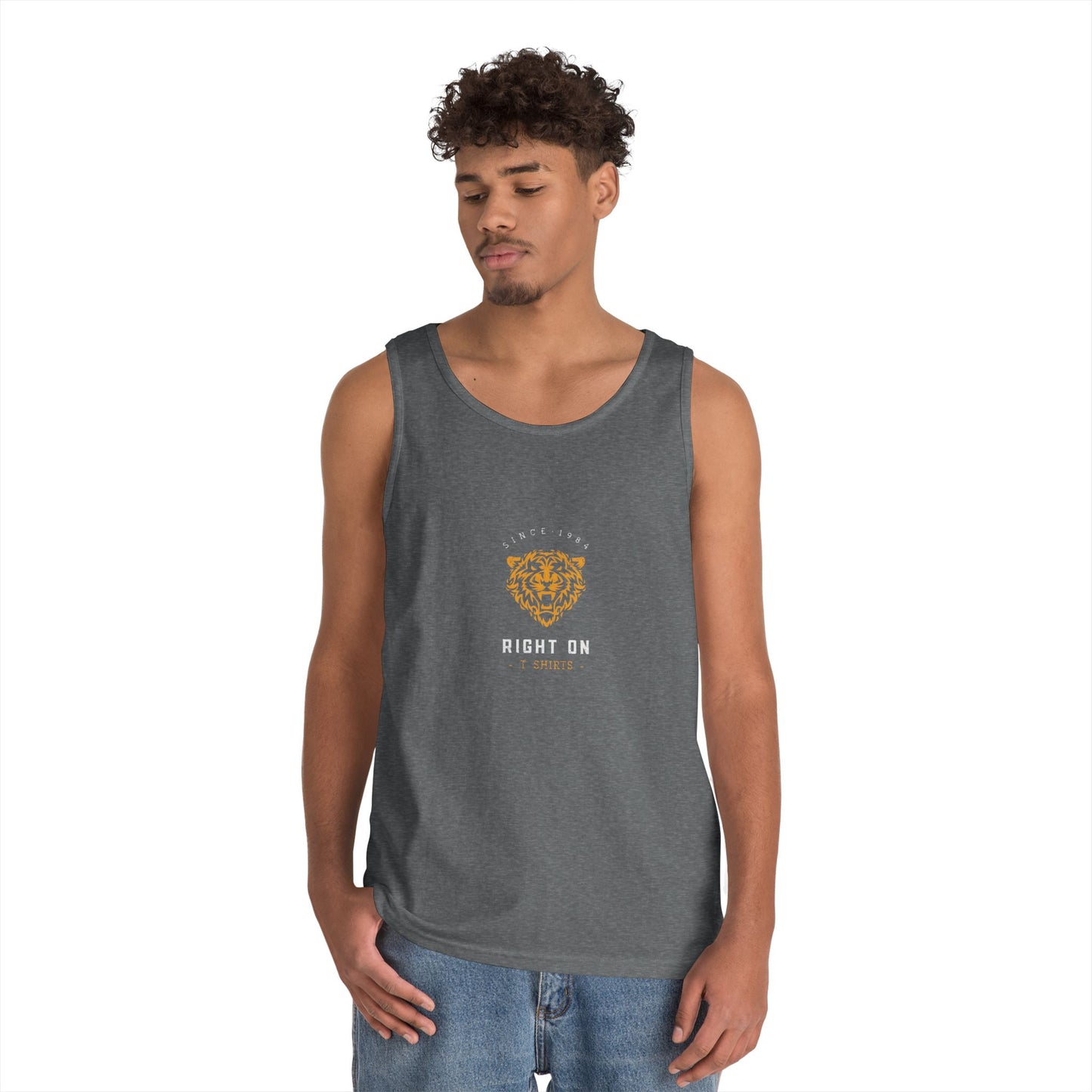 Stylish Tiger Graphic Tank Top for Men & Women, Casual Summer Wear, Gift for Animal Lovers, Cute and Trendy Shirt