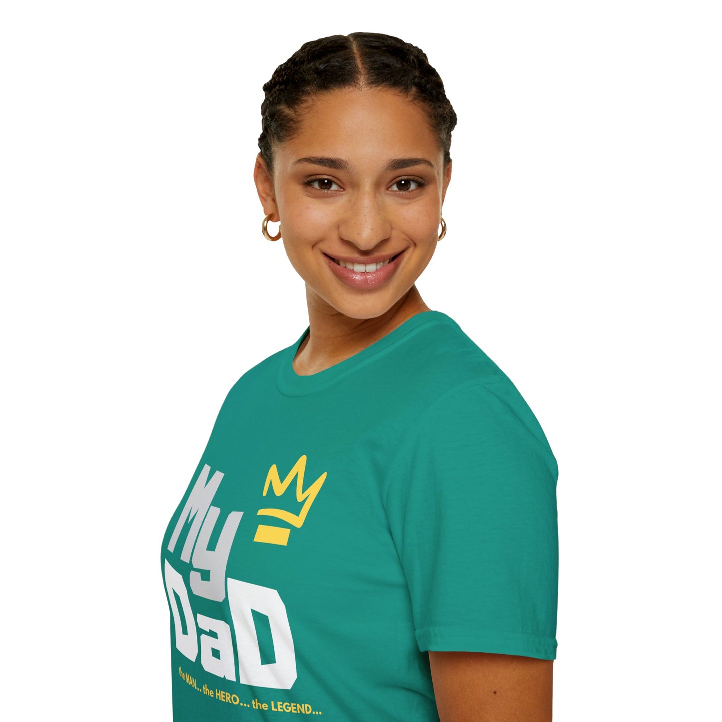 My Hero Unisex Softstyle T-Shirt - Perfect Gift for Dads, Birthdays, and Celebrations