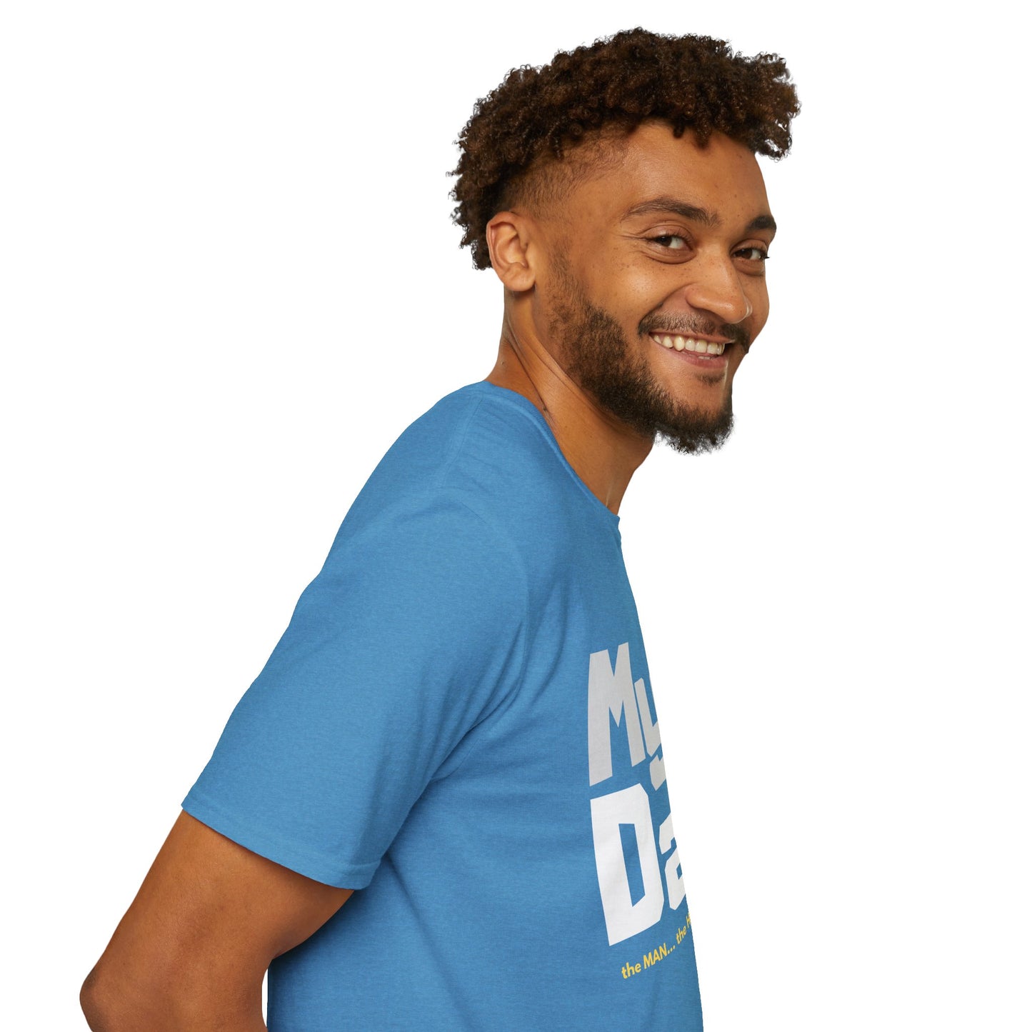 My Hero Unisex Softstyle T-Shirt - Perfect Gift for Dads, Birthdays, and Celebrations