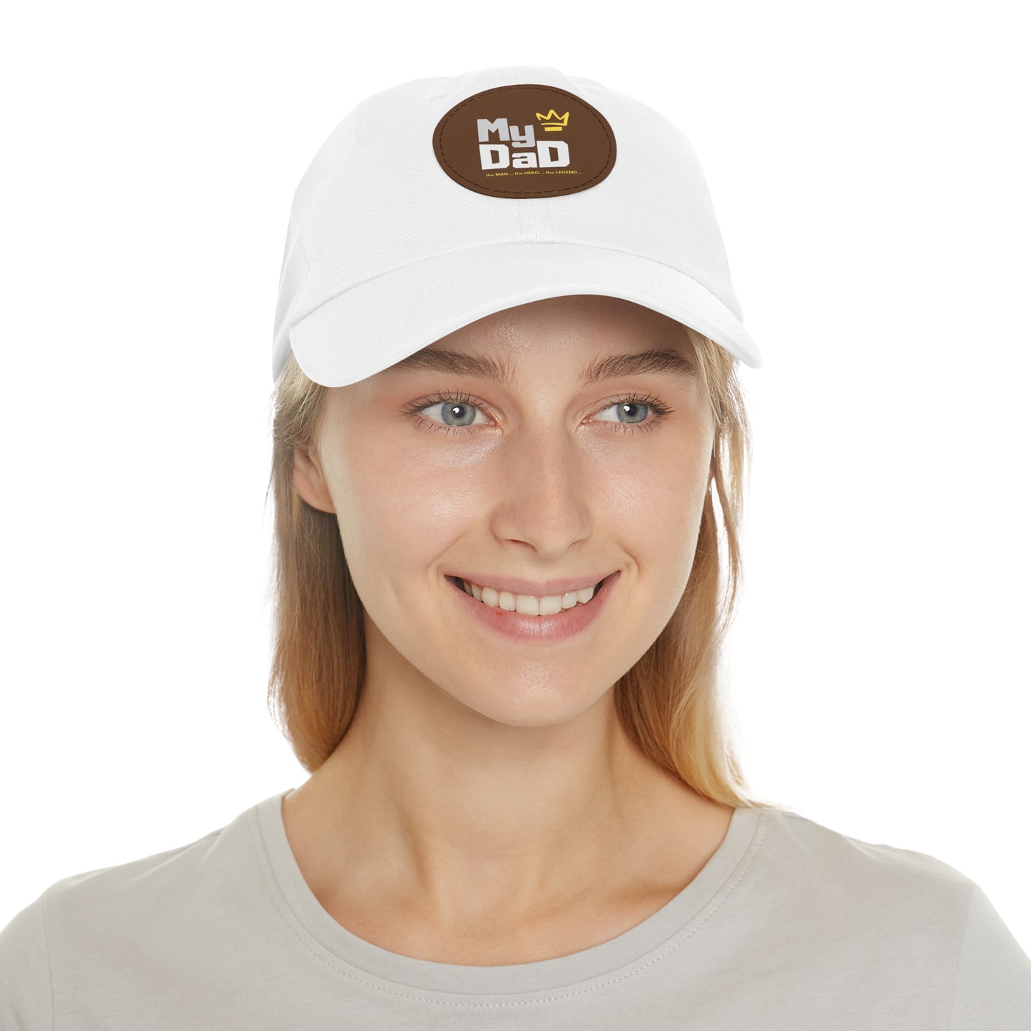 Stylish Dad Hat with Leather Patch - Perfect Gift for Father's Day