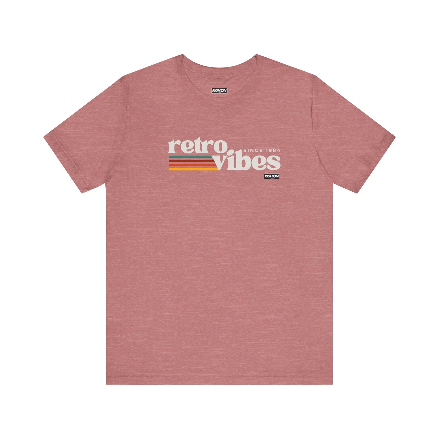 Retro Vibes Unisex Tee, Minimalist T-Shirt for Casual Wear, Perfect for Summer Outings, Music Festivals, and Gifts