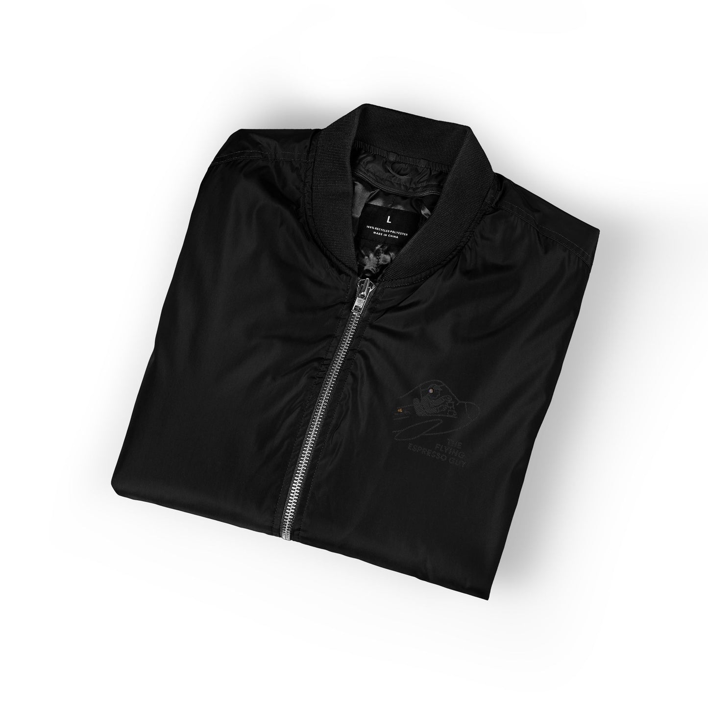 Eco-Friendly Embroidered Bomber Jacket, Sustainable Outerwear, Stylish Gift, Casual Fashion, Unique Jacket for Everyday Wear