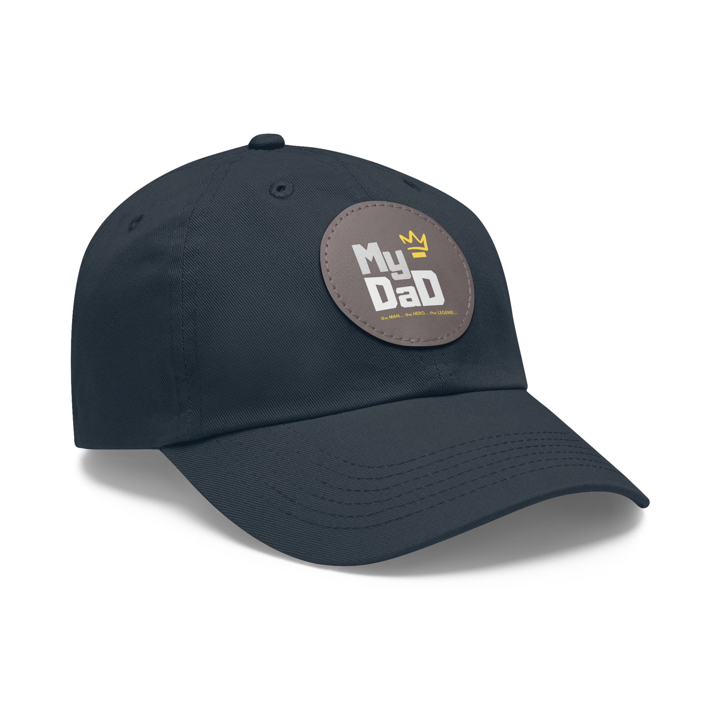 Stylish Dad Hat with Leather Patch - Perfect Gift for Father's Day