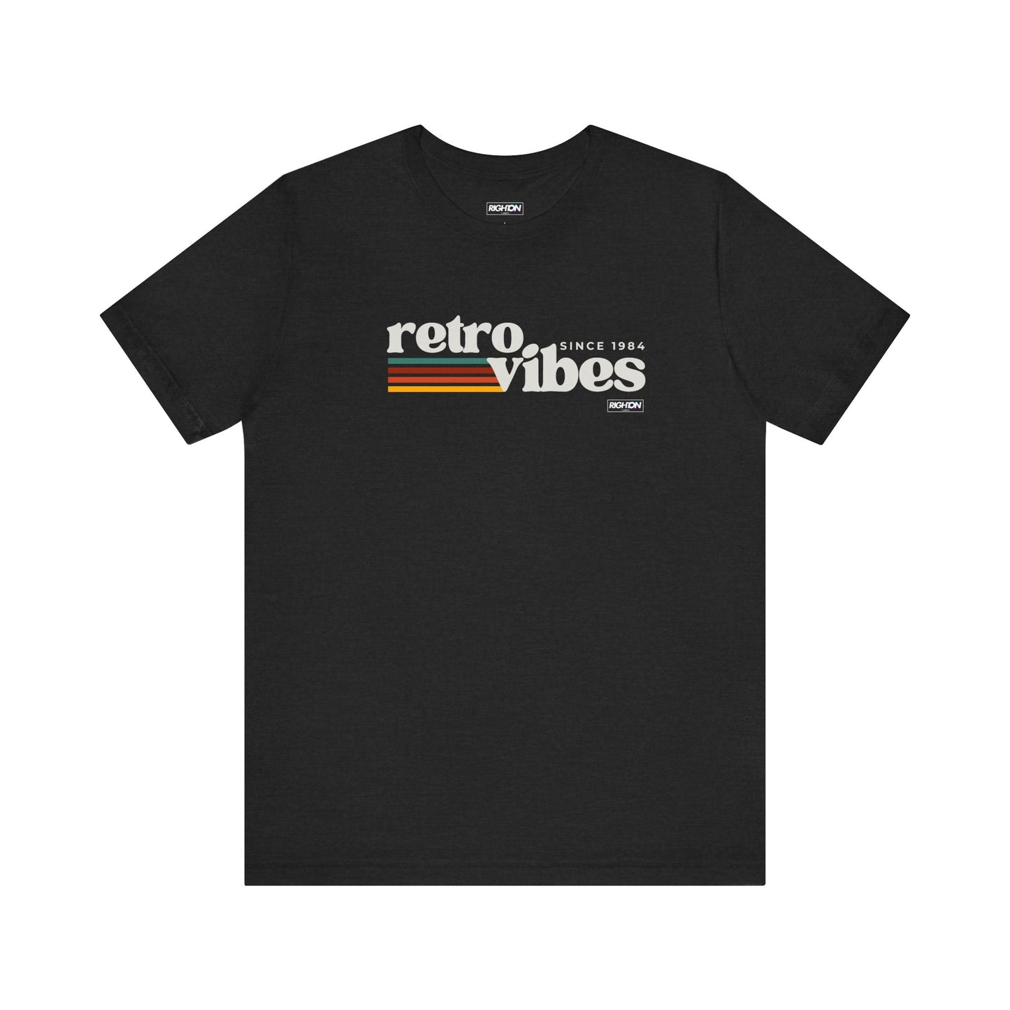 Retro Vibes Unisex Tee, Minimalist T-Shirt for Casual Wear, Perfect for Summer Outings, Music Festivals, and Gifts
