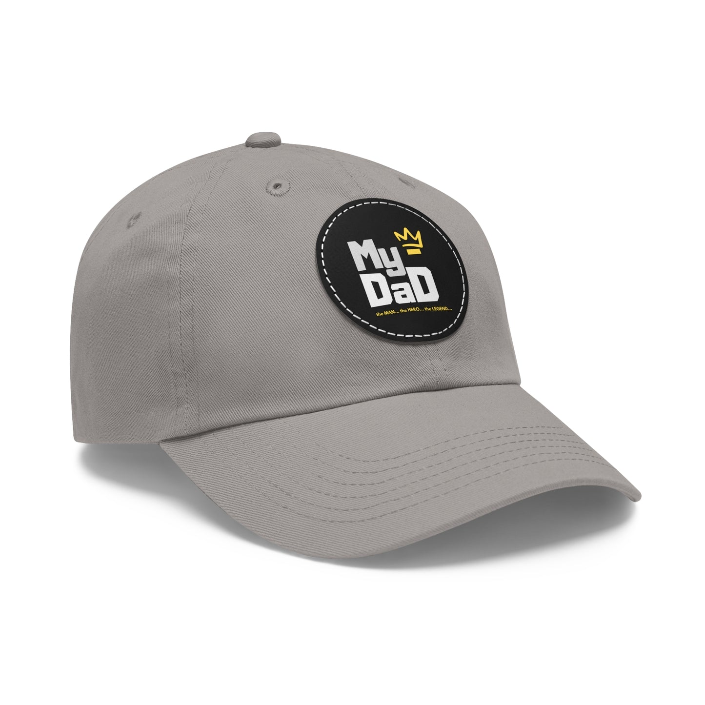 Stylish Dad Hat with Leather Patch - Perfect Gift for Father's Day