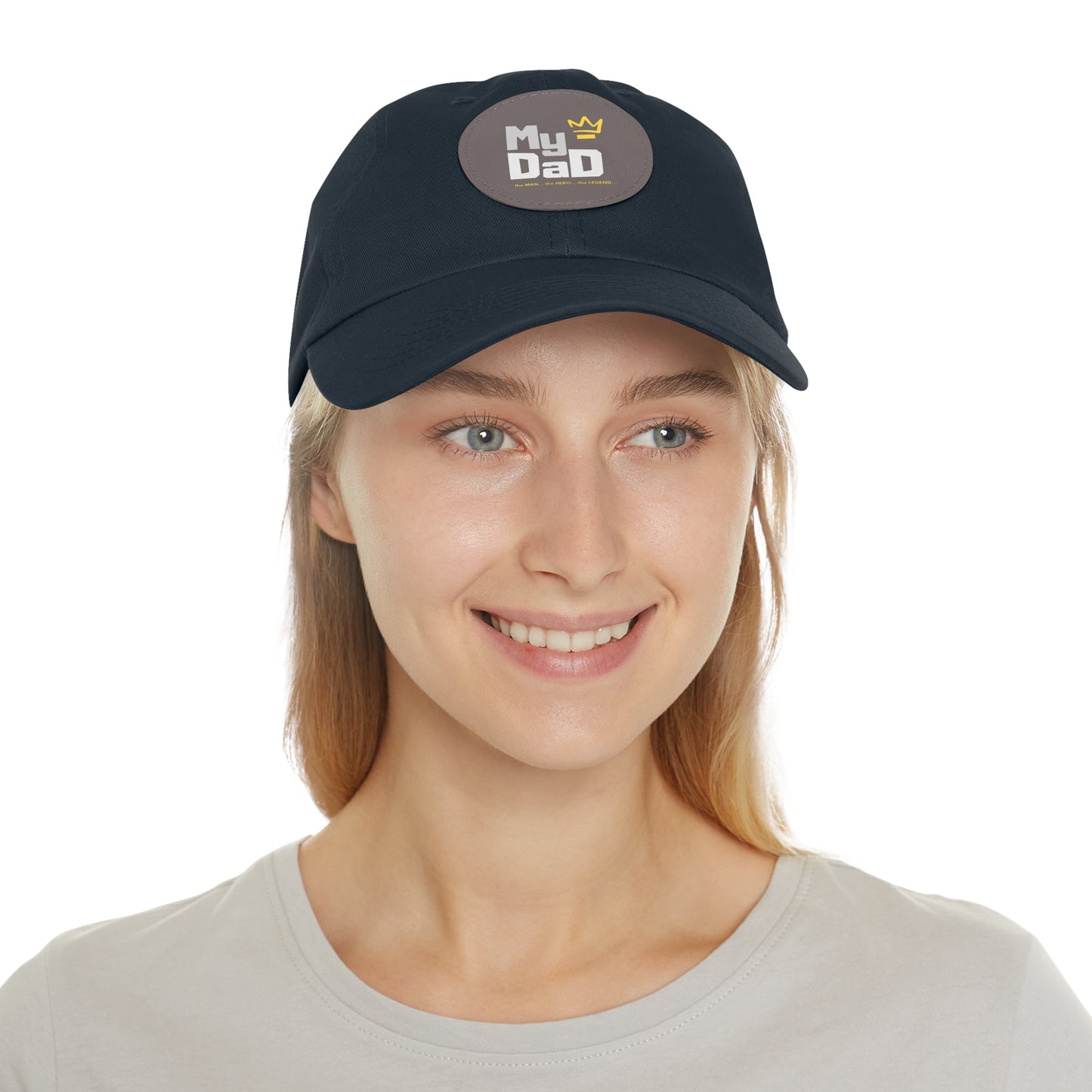 Stylish Dad Hat with Leather Patch - Perfect Gift for Father's Day