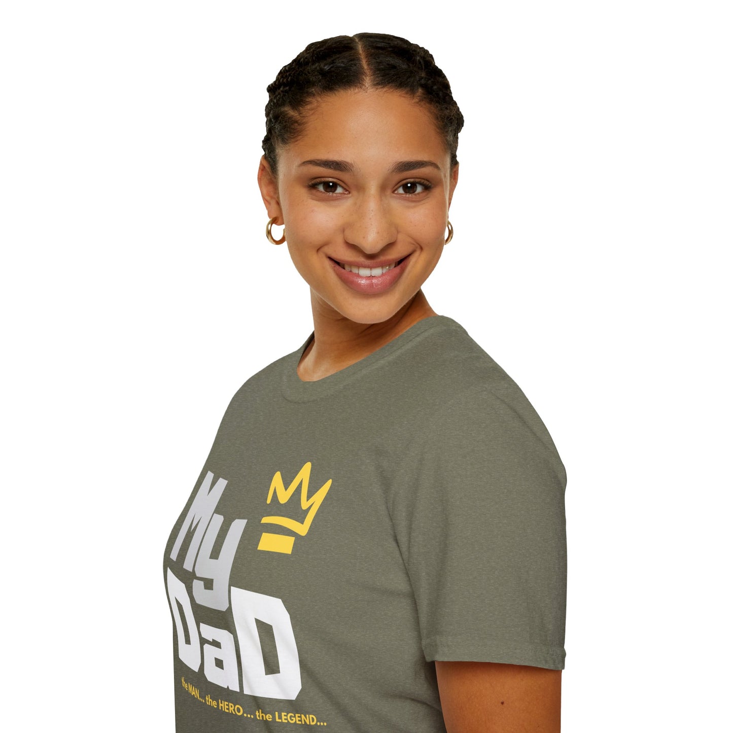 My Hero Unisex Softstyle T-Shirt - Perfect Gift for Dads, Birthdays, and Celebrations