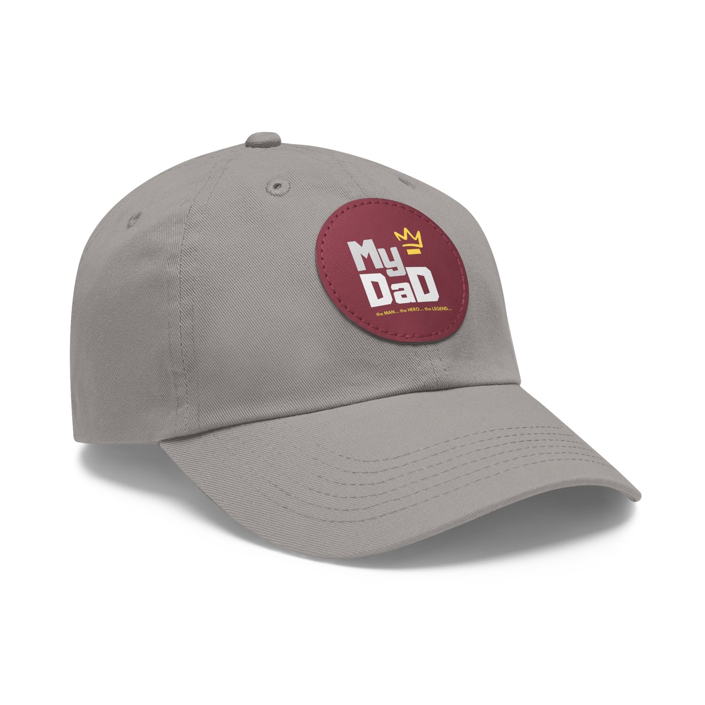 Stylish Dad Hat with Leather Patch - Perfect Gift for Father's Day