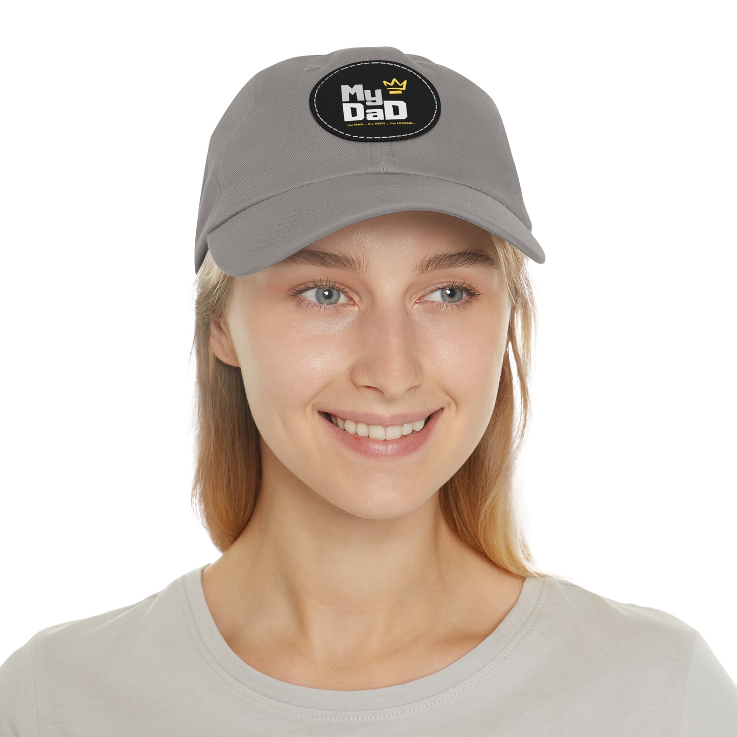Stylish Dad Hat with Leather Patch - Perfect Gift for Father's Day