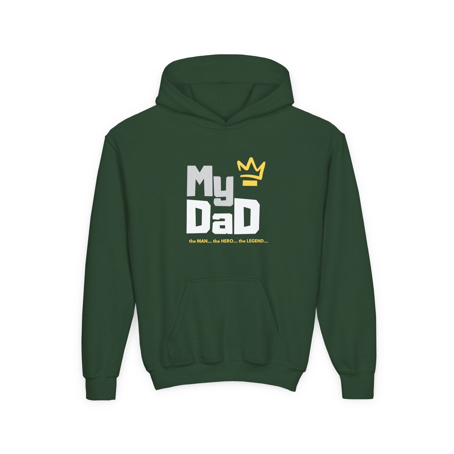 My Dad Legend Hooded Sweatshirt for Youth - Perfect Gift for Father's Day