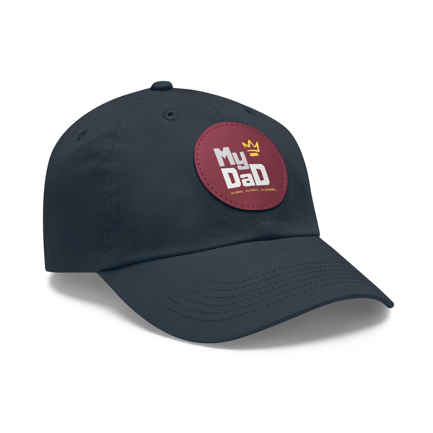 Stylish Dad Hat with Leather Patch - Perfect Gift for Father's Day