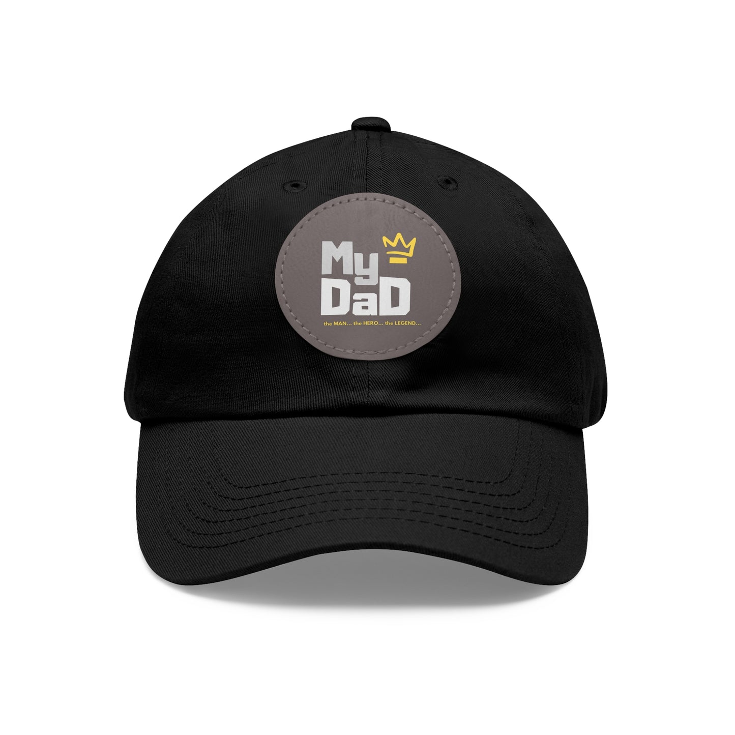 Stylish Dad Hat with Leather Patch - Perfect Gift for Father's Day