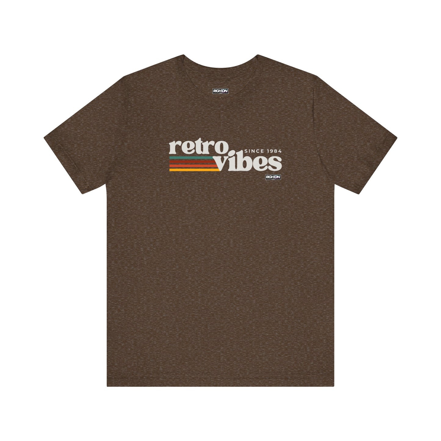Retro Vibes Unisex Tee, Minimalist T-Shirt for Casual Wear, Perfect for Summer Outings, Music Festivals, and Gifts