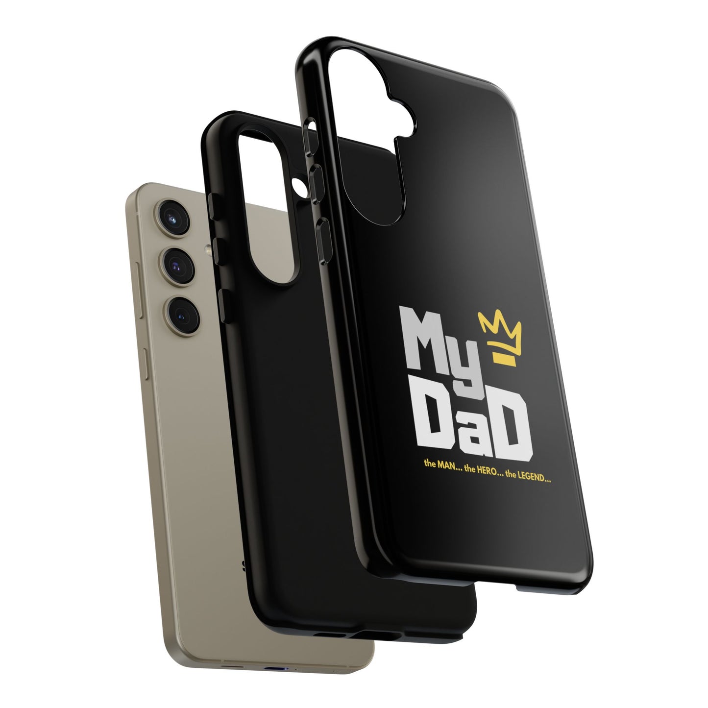 Dad Phone Case - My Dad the Man the Hero the Legend - Tough Cases