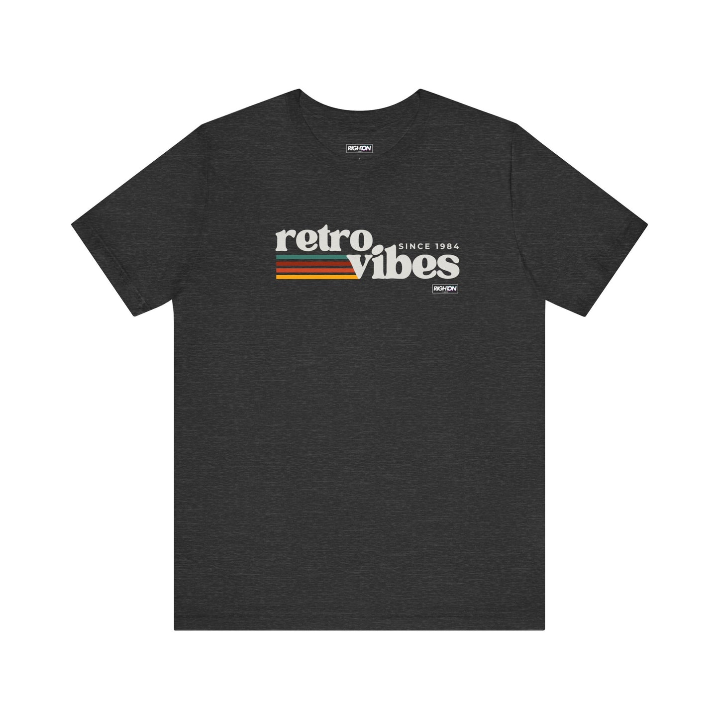 Retro Vibes Unisex Tee, Minimalist T-Shirt for Casual Wear, Perfect for Summer Outings, Music Festivals, and Gifts