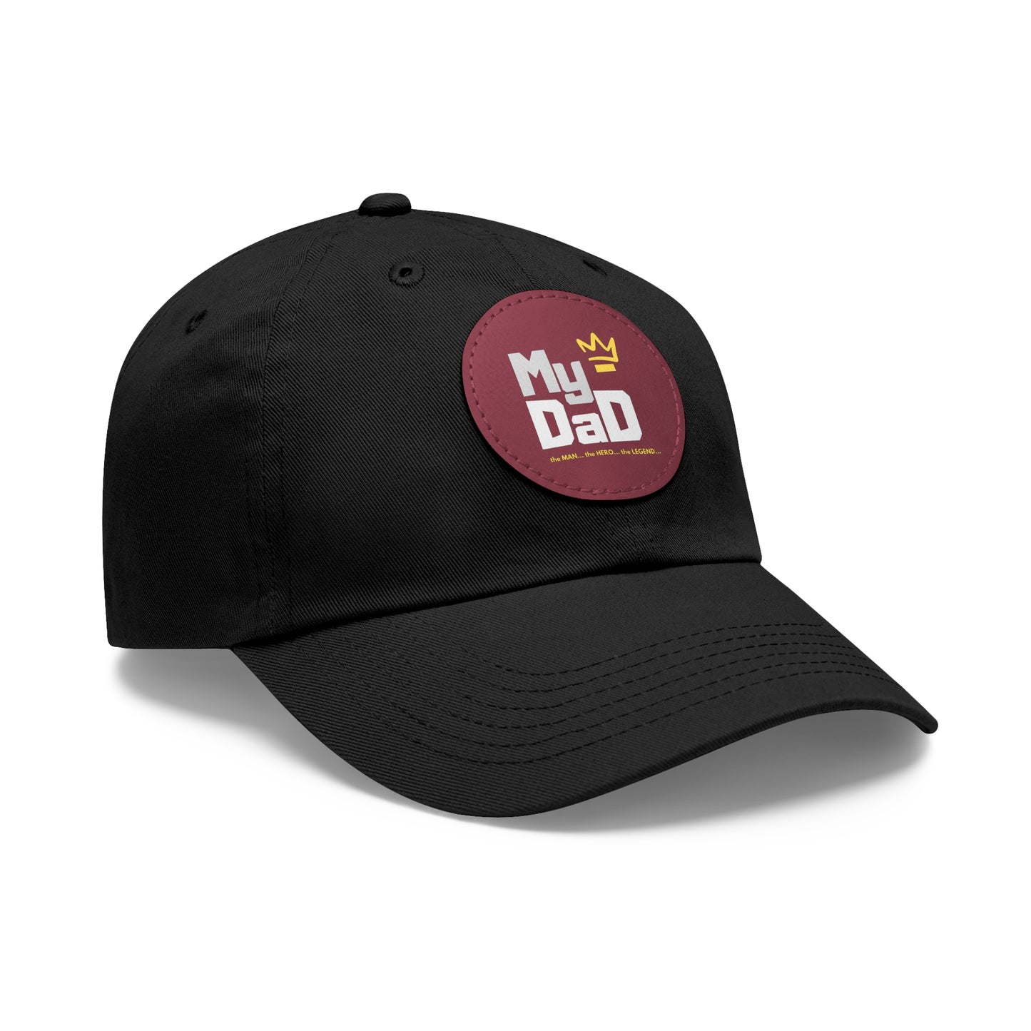 Stylish Dad Hat with Leather Patch - Perfect Gift for Father's Day