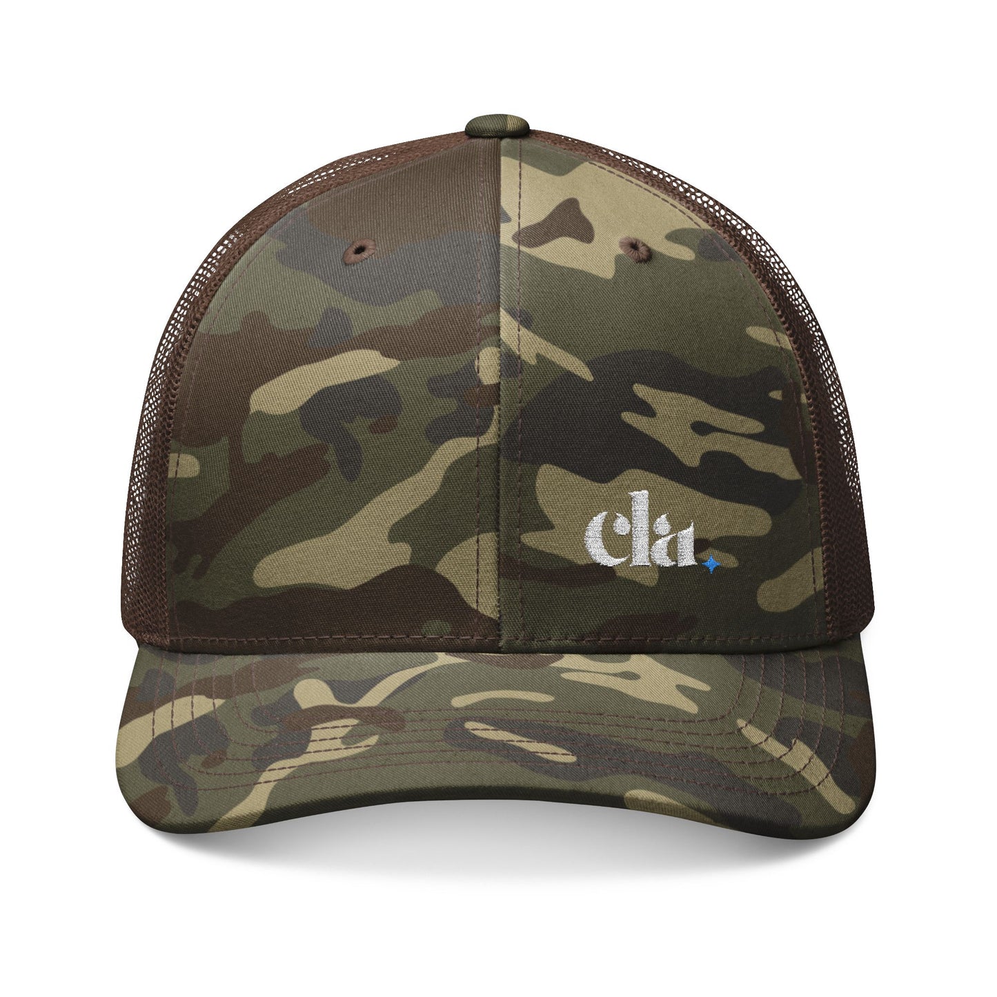 Camouflage Trucker Hat - Stylish Military Cap for Outdoor Adventures, Hunting Gear, Casual Wear, Gift for Nature Lovers, Embroidered Hat