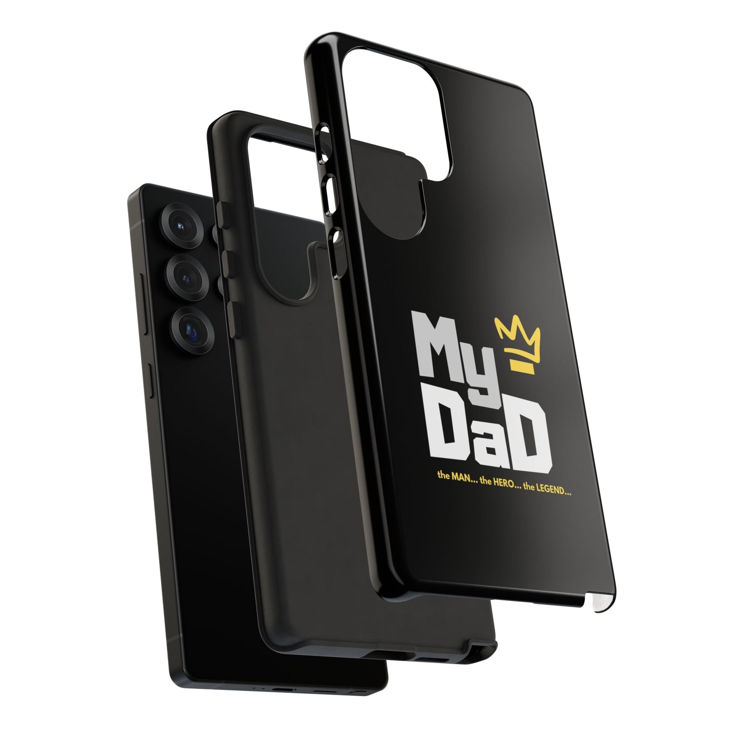 Dad Phone Case - My Dad the Man the Hero the Legend - Tough Cases