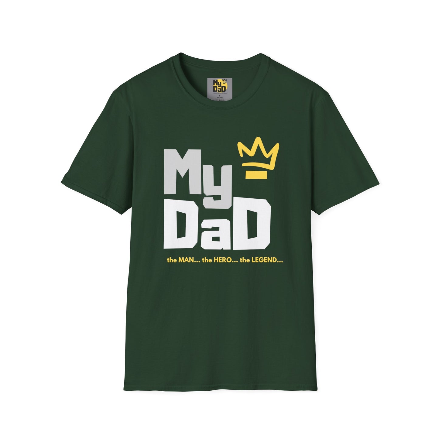 My Hero Unisex Softstyle T-Shirt - Perfect Gift for Dads, Birthdays, and Celebrations