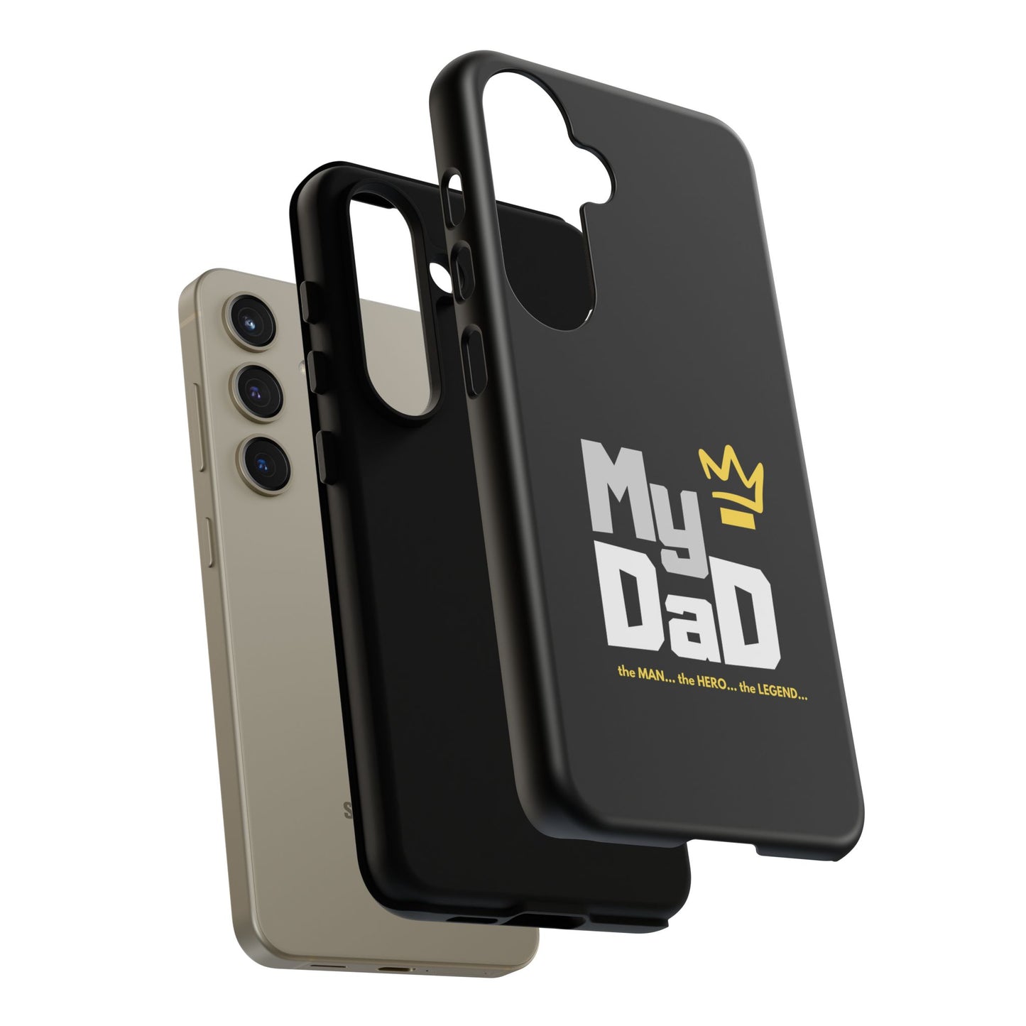 Dad Phone Case - My Dad the Man the Hero the Legend - Tough Cases