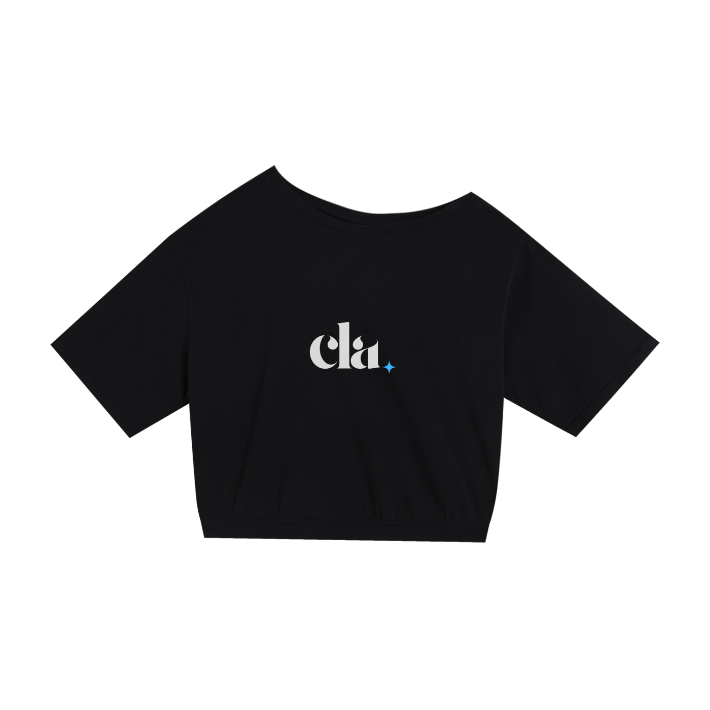 Asymmetric Shoulder Oversized Cotton T-Shirt