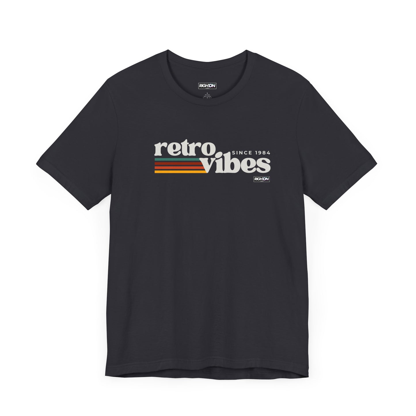 Retro Vibes Unisex Tee, Minimalist T-Shirt for Casual Wear, Perfect for Summer Outings, Music Festivals, and Gifts