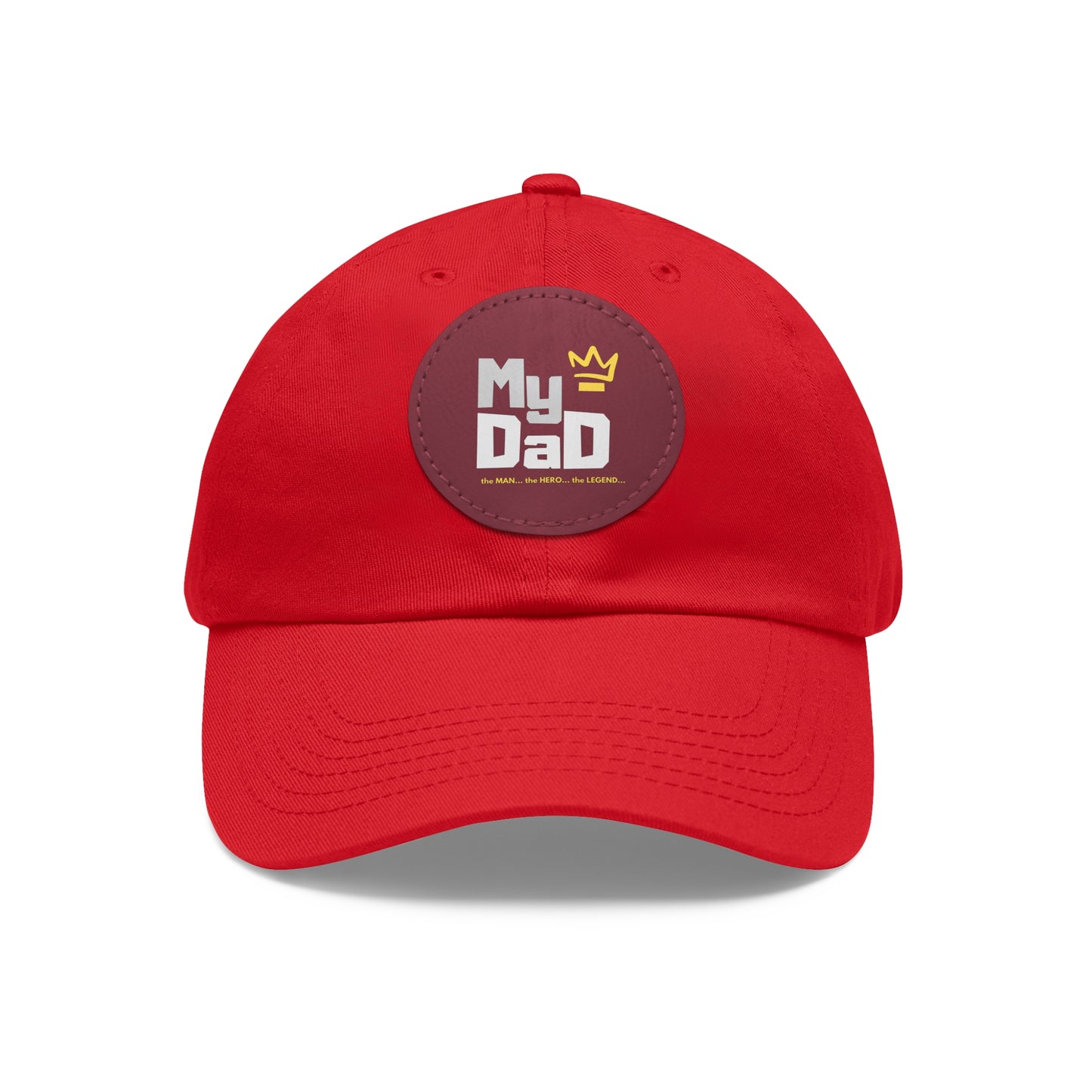 Stylish Dad Hat with Leather Patch - Perfect Gift for Father's Day