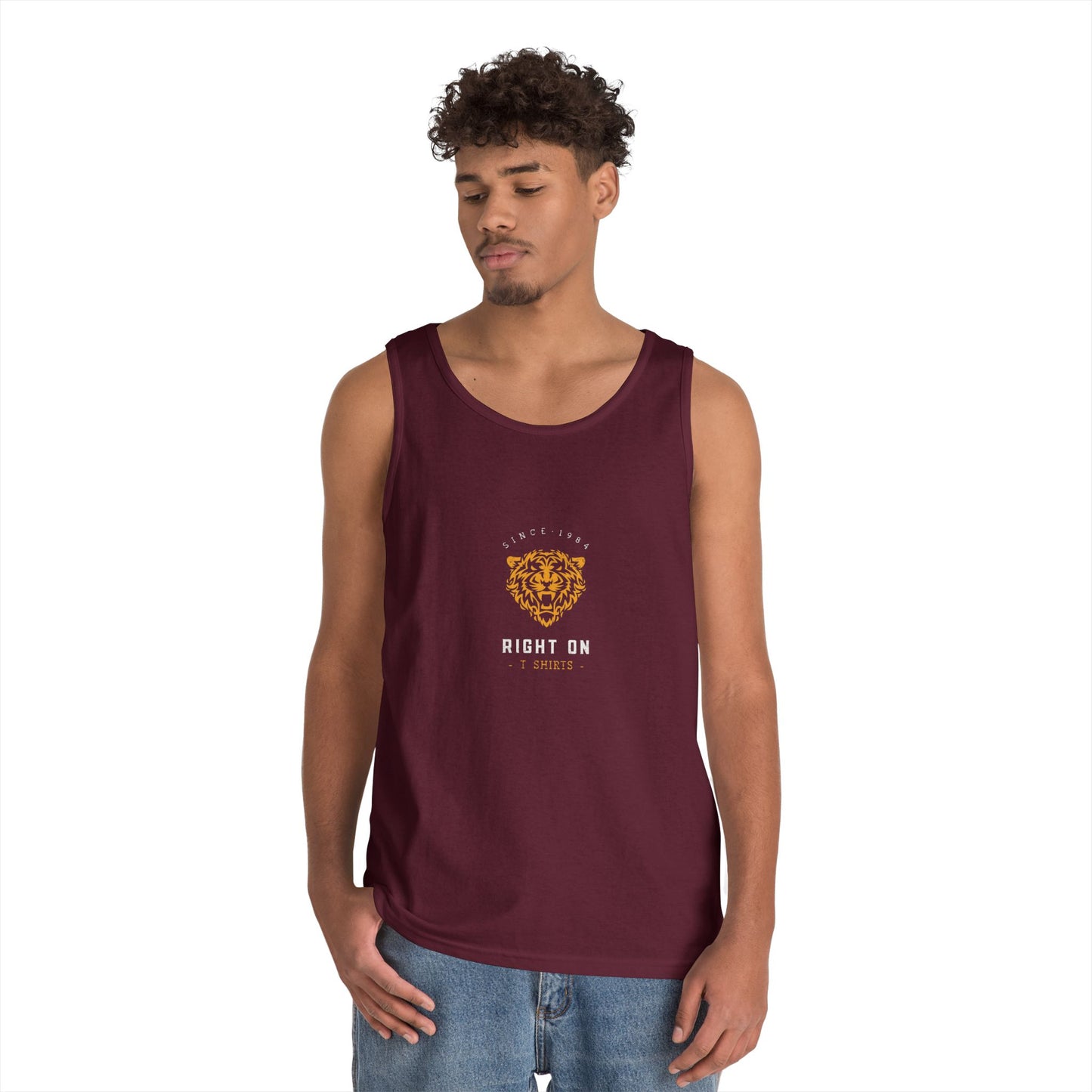 Stylish Tiger Graphic Tank Top for Men & Women, Casual Summer Wear, Gift for Animal Lovers, Cute and Trendy Shirt