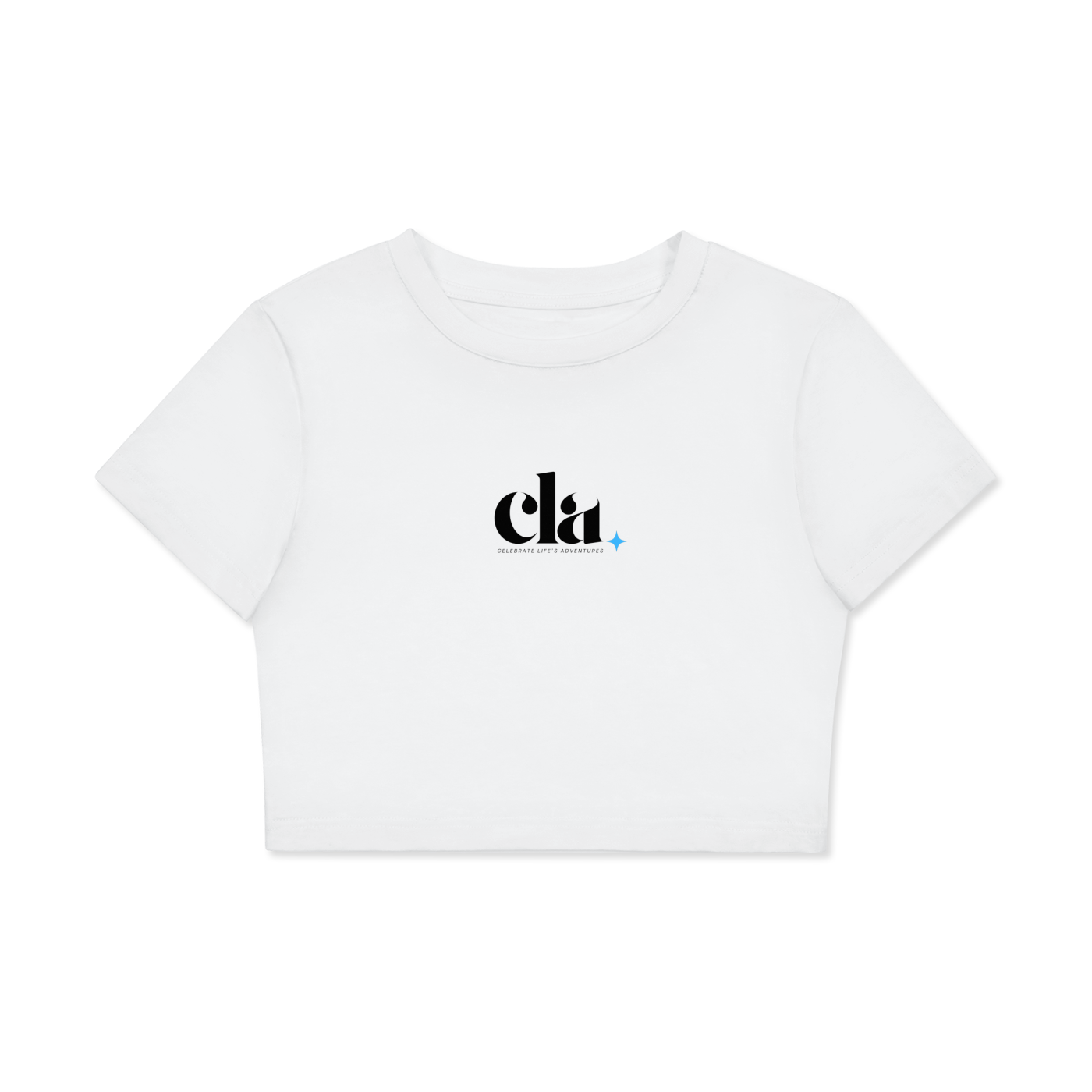 Women's Fitted Crop Tee | Bodycon T-Shirt