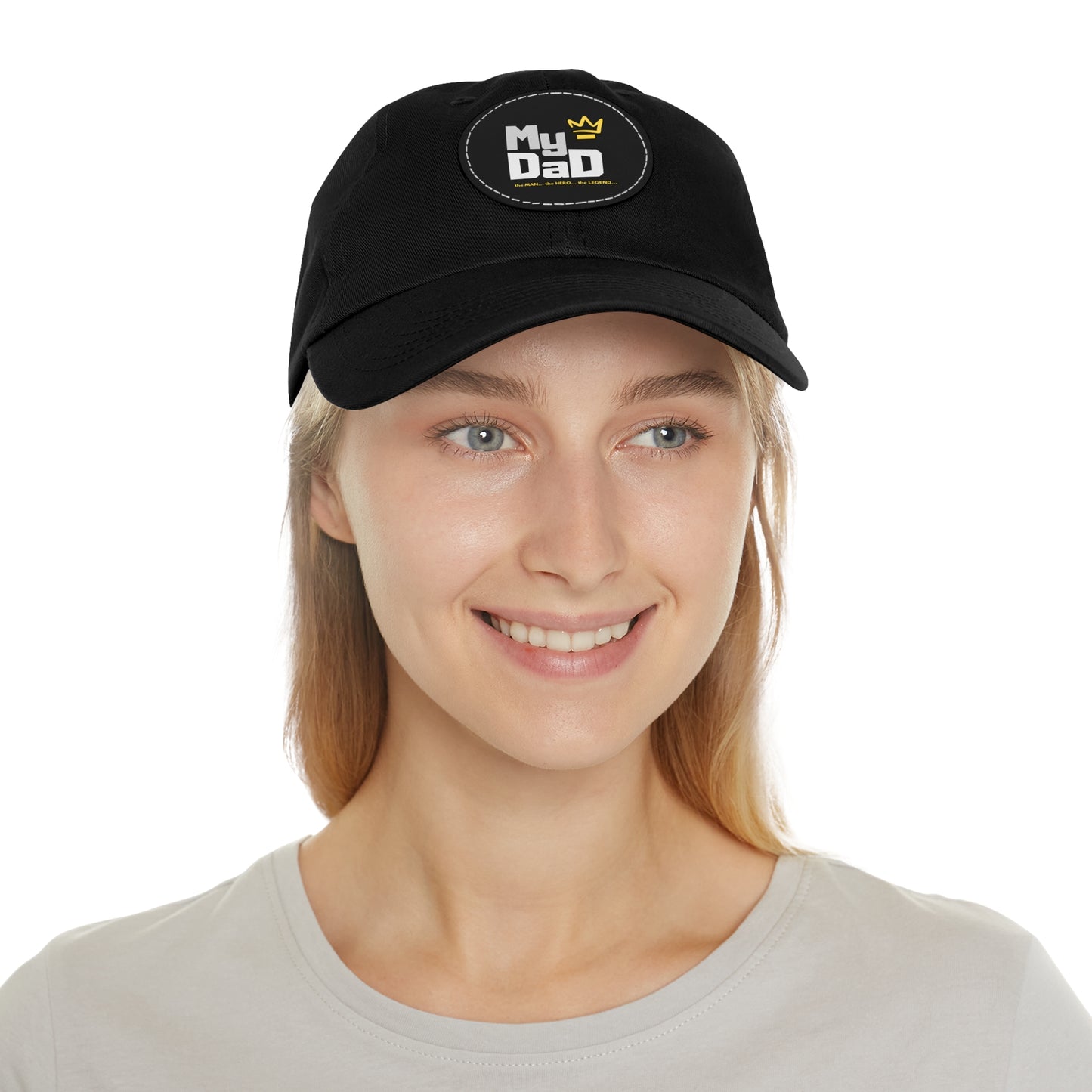 Stylish Dad Hat with Leather Patch - Perfect Gift for Father's Day