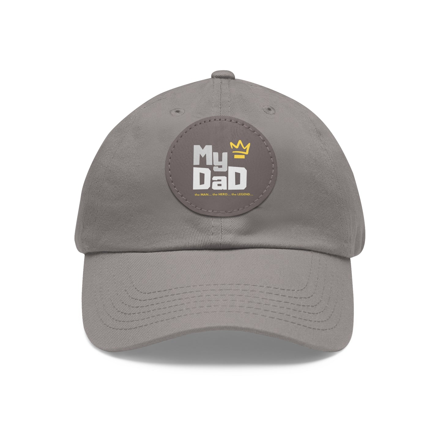 Stylish Dad Hat with Leather Patch - Perfect Gift for Father's Day