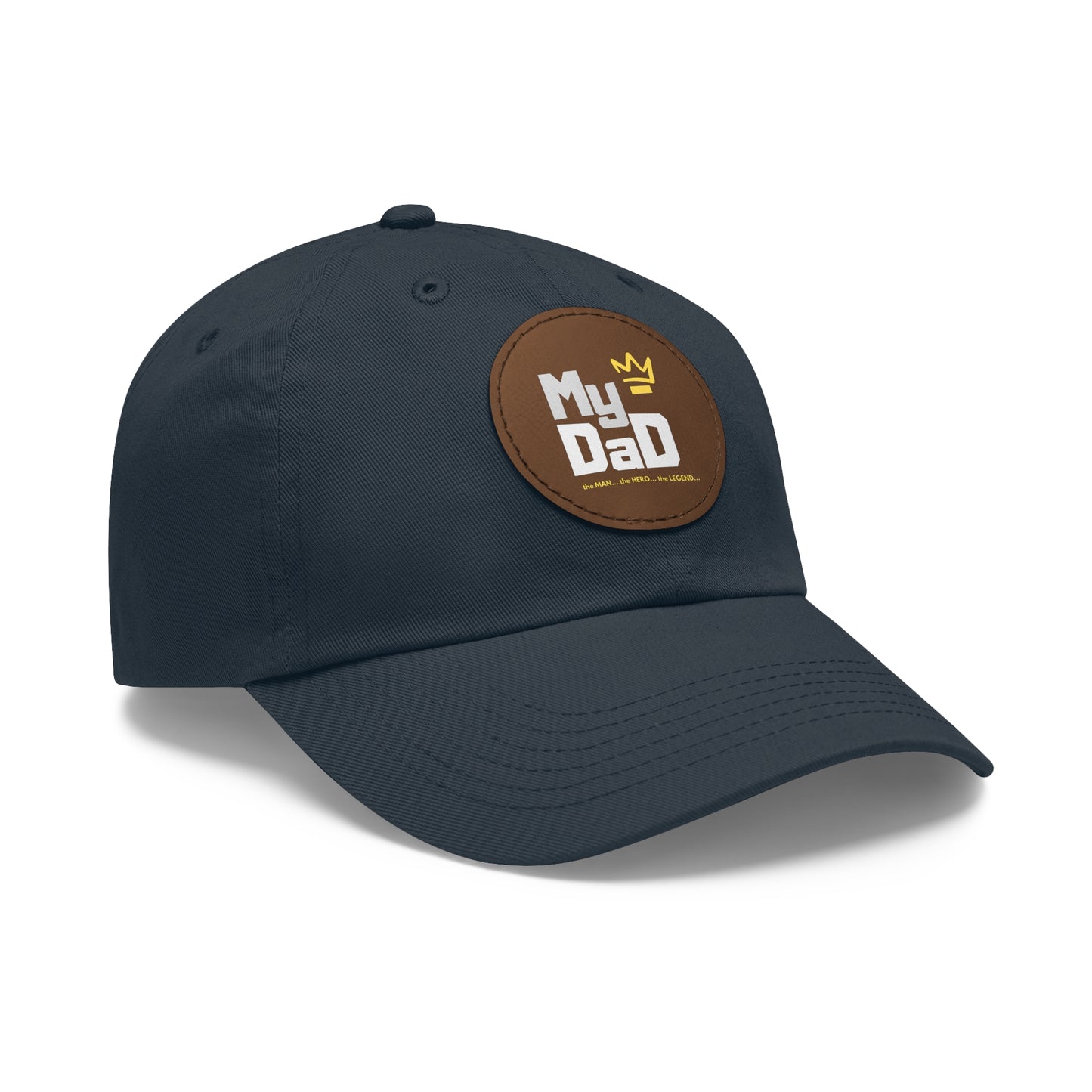 Stylish Dad Hat with Leather Patch - Perfect Gift for Father's Day