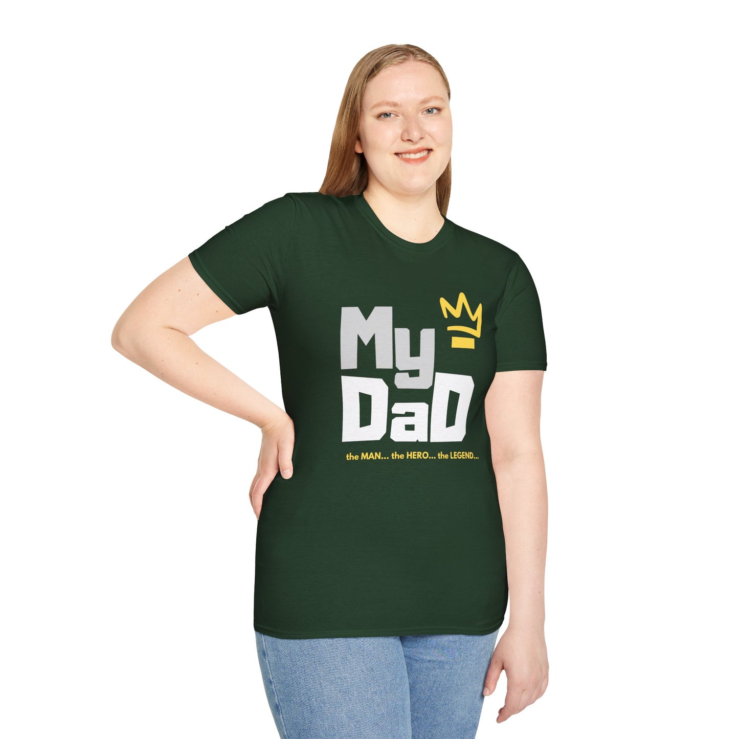 My Hero Unisex Softstyle T-Shirt - Perfect Gift for Dads, Birthdays, and Celebrations