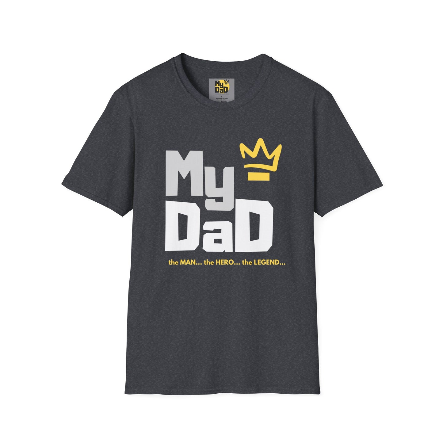My Hero Unisex Softstyle T-Shirt - Perfect Gift for Dads, Birthdays, and Celebrations