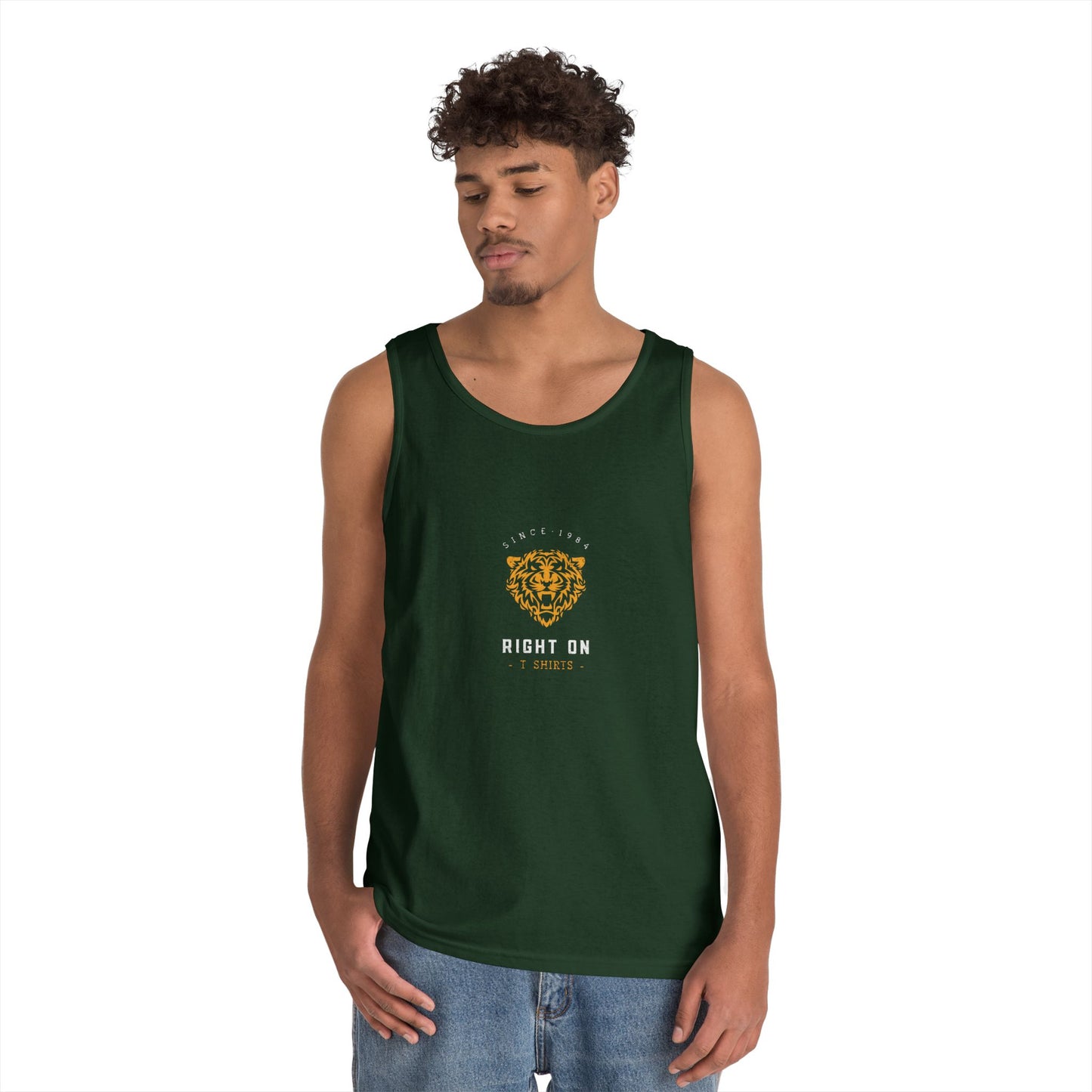 Stylish Tiger Graphic Tank Top for Men & Women, Casual Summer Wear, Gift for Animal Lovers, Cute and Trendy Shirt