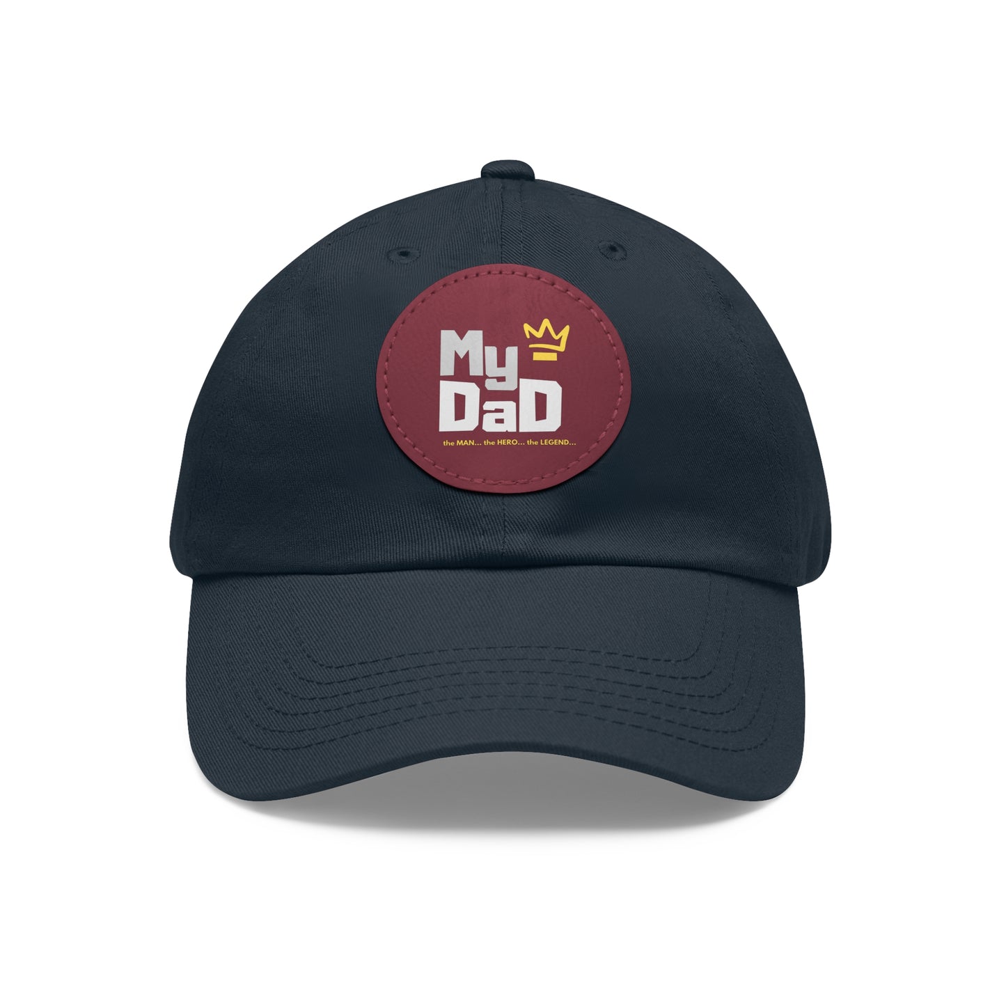 Stylish Dad Hat with Leather Patch - Perfect Gift for Father's Day