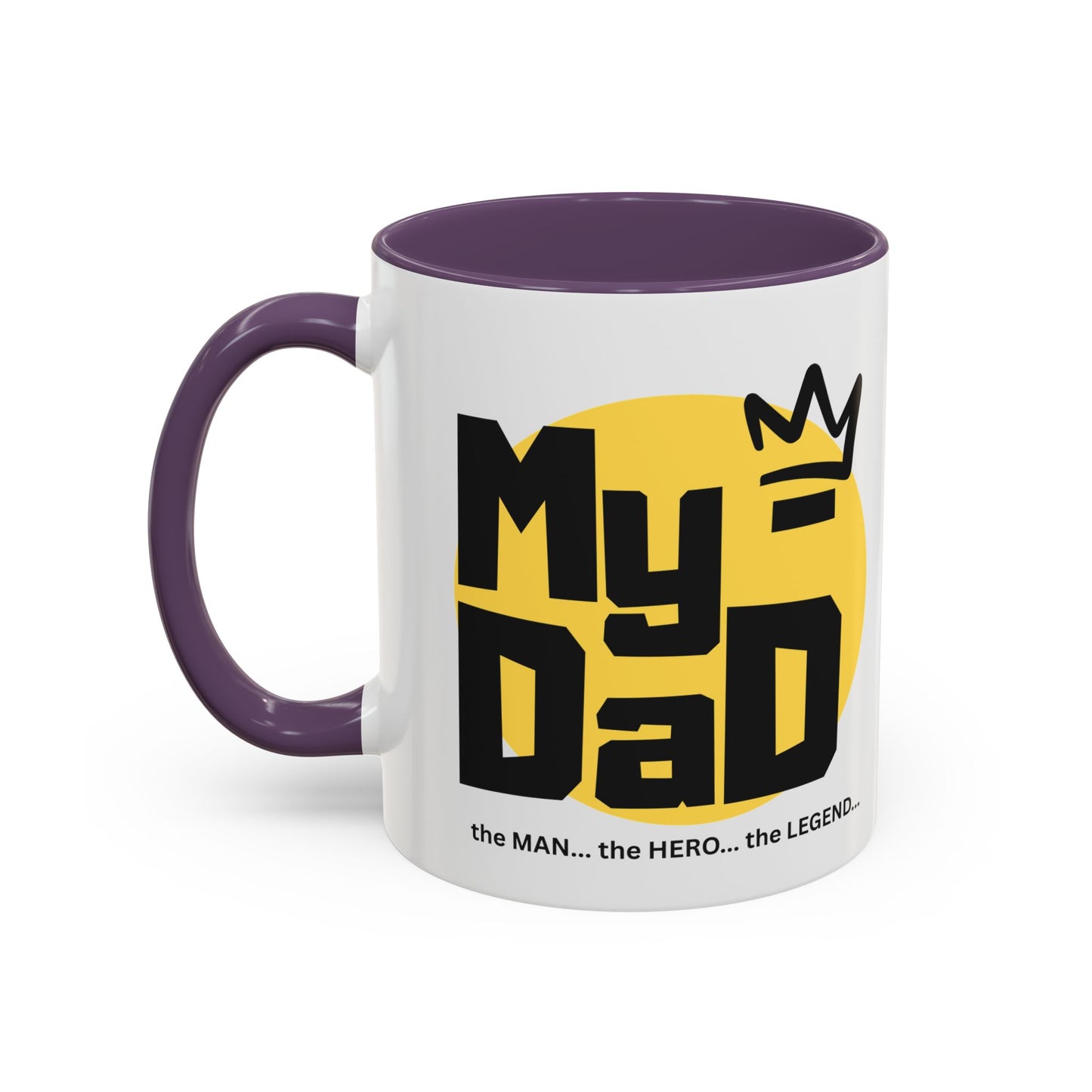 My Dad Coffee Mug – The Man, The Hero, The Legend – Perfect Gift for Father's Day